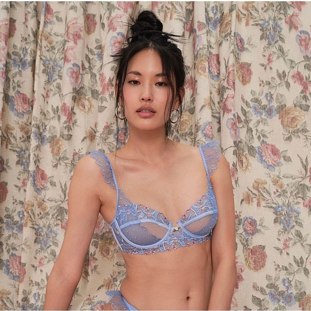 For Love and Lemons Bell Bow Underwire Bra